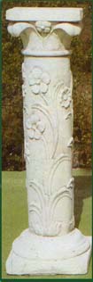 amar-manufatti in cemento-Colonna fiorita