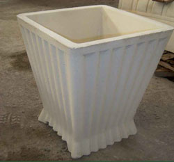 amar-manufatti in cemento-Vaso rigato